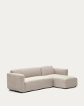 Kave Home Bank Neom Modulaire 3 Zits Chaise Longue Rechts/links Beige 263cm