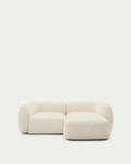 Kave Home 2-Zitsbank Martina Modulair met Chaise Longue Rechts Ecru 230cm