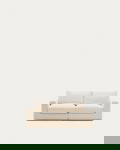 Kave Home Bank Alea 3-Zits Chenille Ecru
