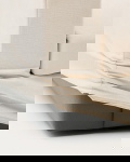 Kave Home Chaise Longue Bank Alea Chenille Ecru 3-Zits Rechts