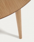 Kave Home Ronde Uitschuifbare Tafel Oqui Naturel Ø90-170cm