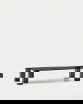 Kave Home Salontafel Adularia Glas Donkergrijs 140cm
