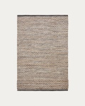 Kave Home Vloerkleed Larena Gekleurd Wol en Jute 160x230cm