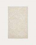 Kave Home Vloerkleed Sicali Wit Jute 160x230cm