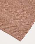 Kave Home Vloerkleed Sallova Roze Jute 160x230cm