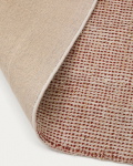 Kave Home Vloerkleed Elvan Viscose En Jute Terracota 160x230cm