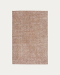 Kave Home Vloerkleed Elvan Viscose En Jute Terracota 160x230cm