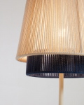 Kave Home Staande Lamp Yuvia Katoen Beige/Blauw