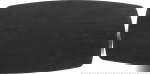 Kare Design Eettafel Caldera Zwart/Chrome 220cm
