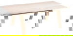 Salontafel Annie Eikenfineer Wit 130cm - Giga Living