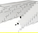 Kare Design Dressoir Luxury Zilver 140cm