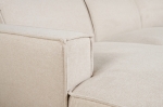 Hoekbank Kate Rechts Linnen Beige - Giga Meubel