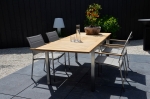Lesli Living Tuinstoel Stapelbaar Marmaris Rvs Taupe