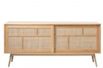 Dressoir Barrali Naturel Eiken 180cm - Giga Living