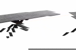 PTMD Eettafel Alore Rechthoek Bruin/Zwart 200cm
