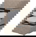 Loungeset Modular Bruin/Beige Set van 5 - Giga Living