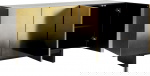 Kare Design Dressoir Prezioso Goud/Zwart 160cm