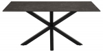 Eettafel Axel Rechthoek Keramiek Zwart 160cm - Giga Living