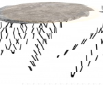 Salontafel Hermanson Stone Ø80x46,2cm Marmer - Giga Living