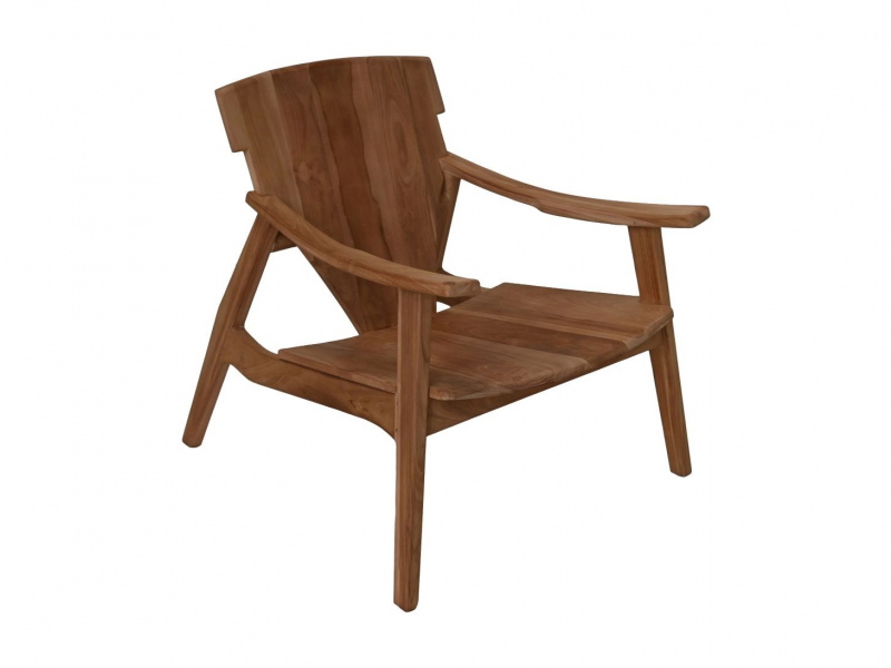 HSM Collection Tuin Loungestoel Lana Teak Naturel