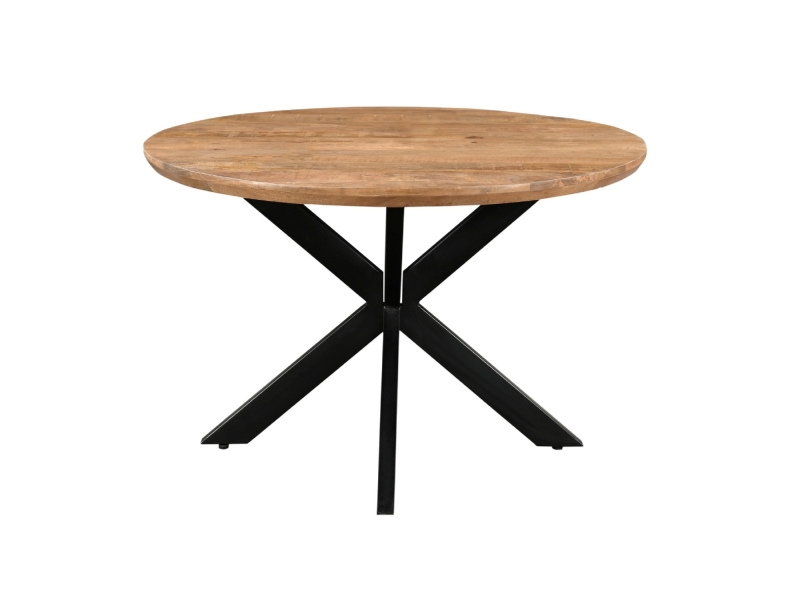 Livingfurn Eettafel Jesper Rond Mangohout Naturel Ø150cm