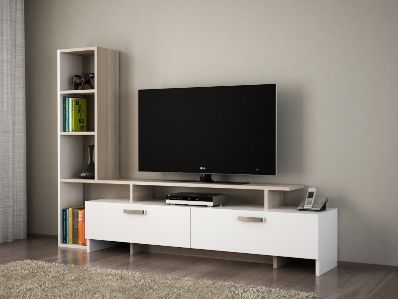 Tv-Meubel Simal Melamine Wit Cordoba