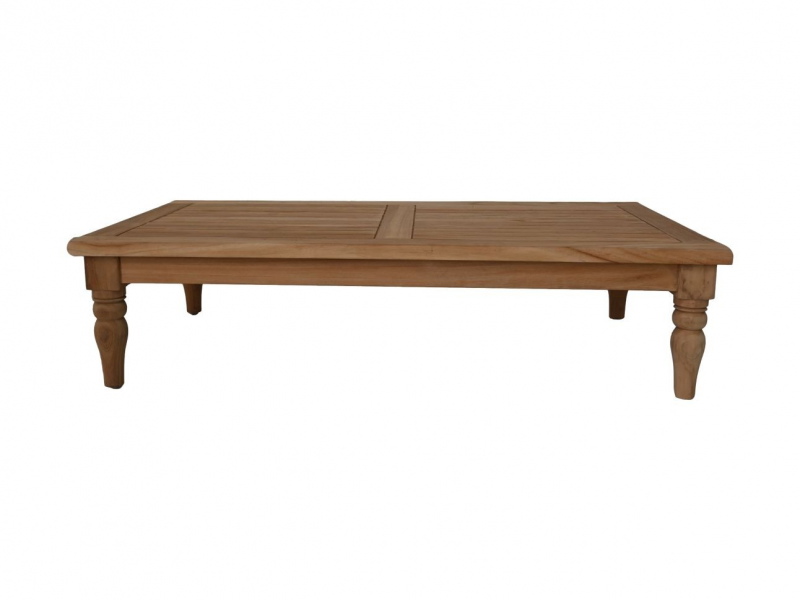 HSM Collection Tuinsalontafel Bahama Teak Naturel 125cm