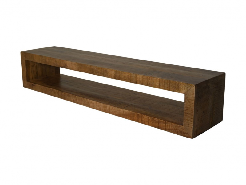 HSM Collection Zwevend Tv-meubel Mango Naturel 160cm