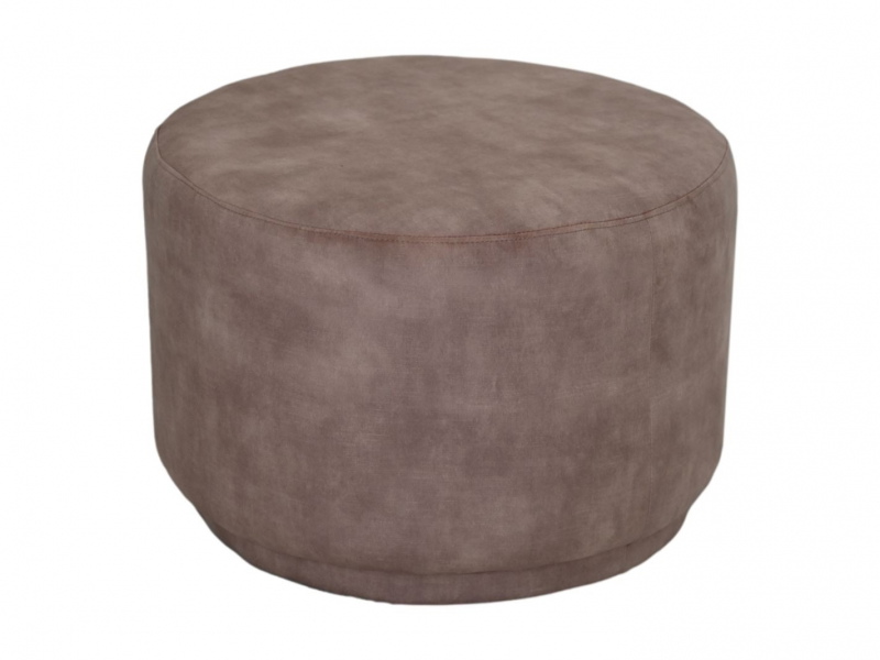 HSM Collection Poef Otto Taupe Ø55cm