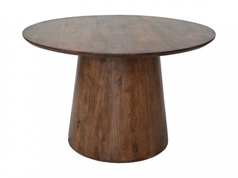 HSM Collection Eettafel Drum Mango Bruin Ø140cm