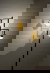 Vloerlamp Drop 2-Lichts Zwart/Goud - Giga Meubel