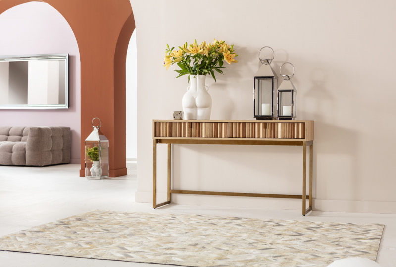 Kare Design Sidetable Concertina Naturel 136cm