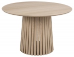 Eettafel Loeck Rond MDF Lichtbruin Ø120cm - Giga Living