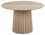 Eettafel Loeck Rond MDF Lichtbruin Ø120cm - Giga Living