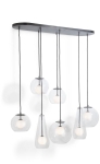 Coco Maison Hanglamp Boris 7-Lichts Grijs