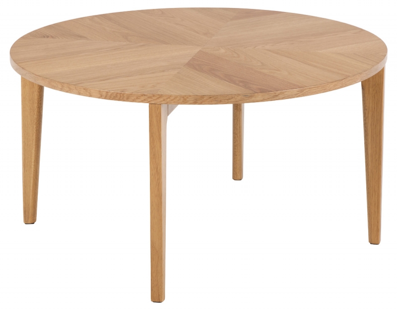 Salontafel Colle Rond MDF Naturel Ø80cm - Giga Living