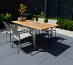 Lesli Living Tuinstoel Stapelbaar Marmaris Rvs Taupe