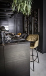 PTMD Barkruk Fallon Velvet Bruin