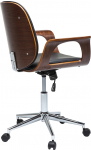 Kare Design Bureaustoel Patron Walnoot/Zwart