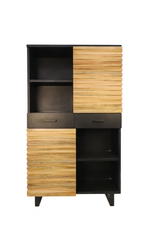 HSM Collection Wandkast Lille Acacia Metaal