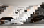 Mauro Ferretti Bank Oslo 3-Zits Zwart