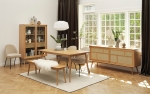 Bankje Barrali Naturel Eiken 150cm - Giga Living