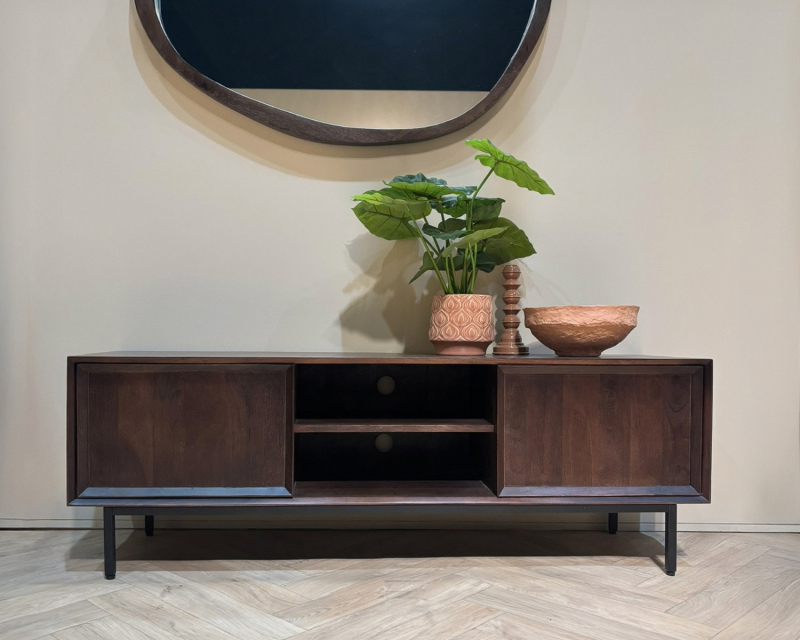 Livingfurn Tv-meubel Ravenstein Mango Bruin 150cm