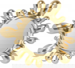 Kare Design Wandspiegel Giant Drop Goud