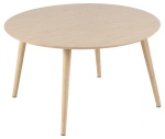 Salontafel Biella Rond Bamboe Naturel Ø80cm - Giga Living