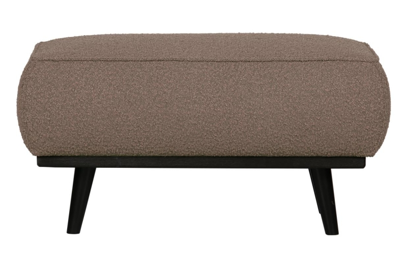 BePureHome Statement Hocker Bouclé Nougat