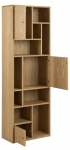 Boekenkast Huub Spaanplaat Naturel 60x180cm - Giga Living