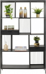 Kare Design Boekenkast Bologna Zwart 125x200cm
