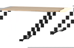 Woood Combi-tablo: Eiken 160x90cm & U-poot