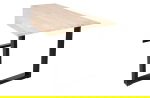 Woood Combi-tablo: Eiken 160x90cm & U-poot